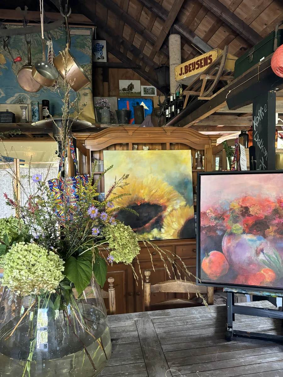 Beeldentuin met galerie en theehuis